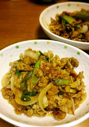 豚肉とねぎの胡麻醤油炒め-レシピのメイン写真