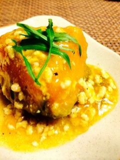 【20分】中華風♡カボチャ鶏そぼろ餡かけ-レシピのメイン写真