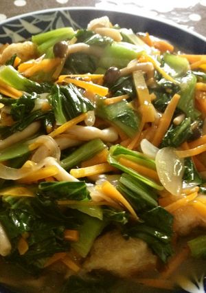 鶏のささみの青梗菜中華あんかけ-レシピのメイン写真