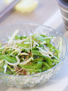 水菜としらすの即席!和サラダ-レシピのメイン写真
