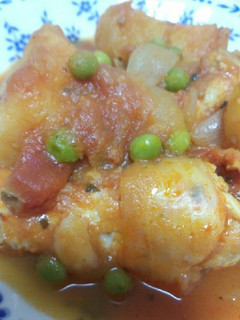 ゴロゴロじゃがいもと鶏肉のトマト煮-レシピのメイン写真