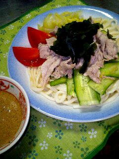冷しゃぶうどん☆うまうま簡単ごまだれ-レシピのメイン写真