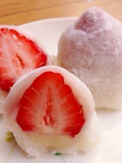 レンジで簡単♡苺大福-レシピのメイン写真