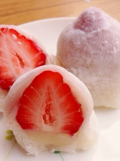 レンジで簡単♡苺大福-レシピのメイン写真