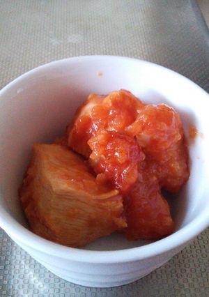 簡単☆りんごケチャップ煮-レシピのメイン写真
