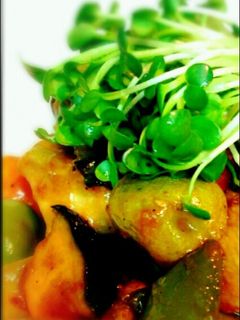 鶏むね肉と野菜の黒酢あん-レシピのメイン写真