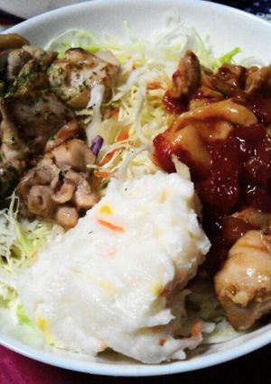 ♡鶏肉サラダ♡ソルト＆サルサソース♡-レシピのメイン写真