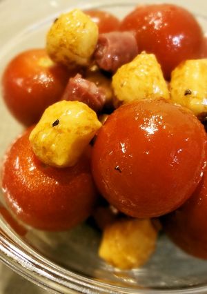 乾きもの＆プチトマトのサラダ-レシピのメイン写真