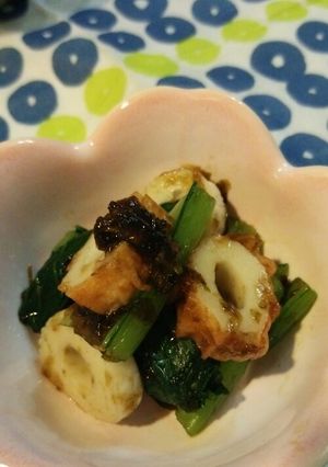 ☆小松菜とちくわの海苔の佃煮和え☆-レシピのメイン写真
