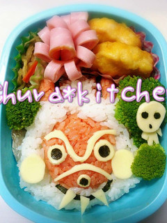 ジブリ❈キャラ弁 もののけ姫 サン-レシピのメイン写真