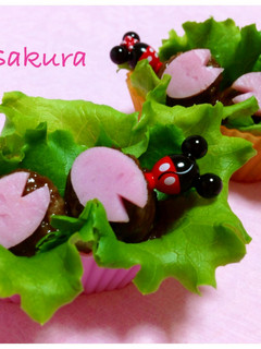 ✿かわいいお弁当 桜のミートボール✿-レシピのメイン写真