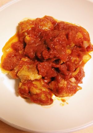 鶏肉のトマト煮込み-レシピのメイン写真