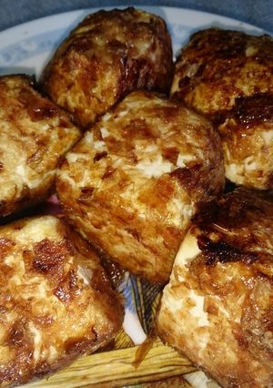 豆腐のかつおぶし衣焼き♪-レシピのメイン写真