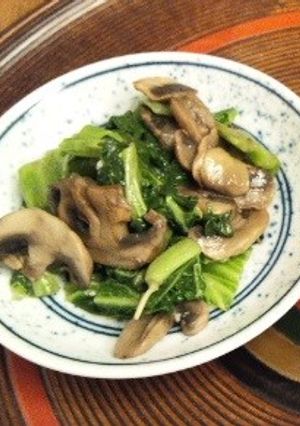 まんば(高菜)のバターソテー-レシピのメイン写真