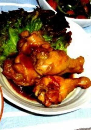 手羽元の甘辛うま煮-レシピのメイン写真