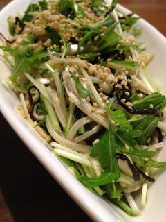 簡単スグ♪ 水菜とえのきの塩昆布サラダ-レシピのメイン写真