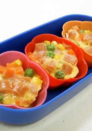 カップ＆レンチン！簡単　オープンオムレツ-レシピのメイン写真