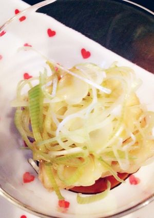 揚げ出し豆腐♡リーキ乗せ♪-レシピのメイン写真