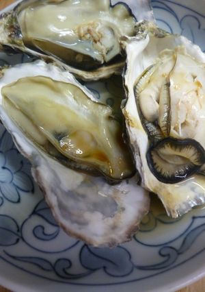 殻つきかきのレンジ蒸し-レシピのメイン写真