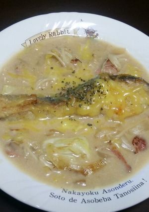 ミルクスープでたらのムニエル-レシピのメイン写真