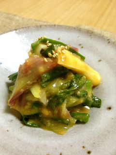 春の一品!!葉玉ねぎのぬた和え-レシピのメイン写真
