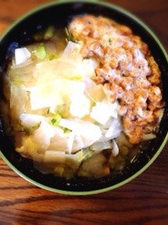 大根と納豆とポン酢のさっぱりおうどん。-レシピのメイン写真