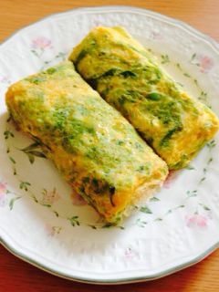 お弁当に♪あおさの卵焼き-レシピのメイン写真