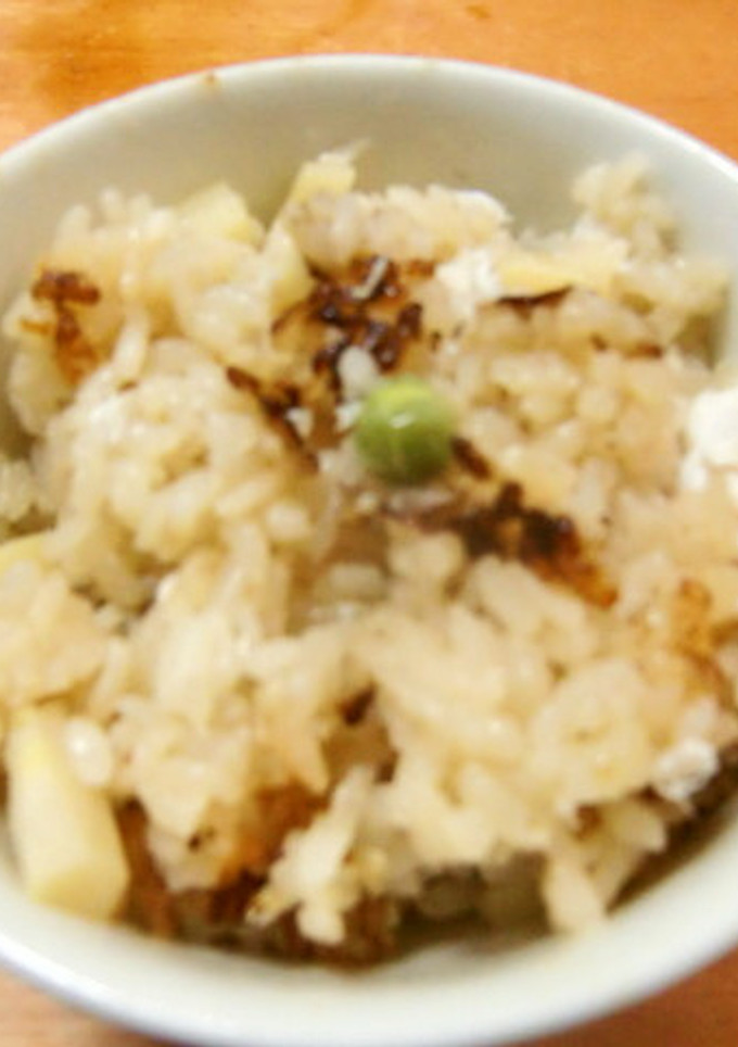 鯛とタケノコとえんどう豆の炊き込みご飯-レシピのメイン写真