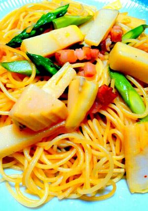 春の旬の味覚☆筍の和風パスタ-レシピのメイン写真