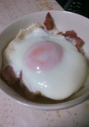 ☆つばきの幸せあかん飯～目玉焼き丼～☆-レシピのメイン写真