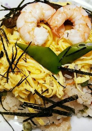 ♪田舎を思い出す♡筍入りちらし寿司♪-レシピのメイン写真