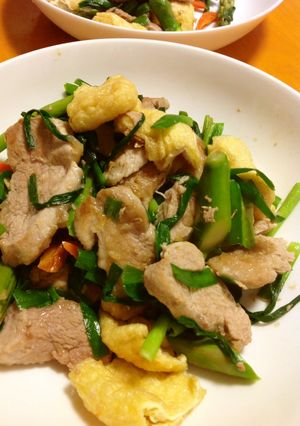 豚バラブロック肉の鶏ガラ野菜炒め-レシピのメイン写真
