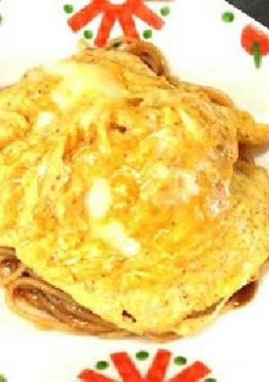 残ったカレーで☆オムパスタ-レシピのメイン写真