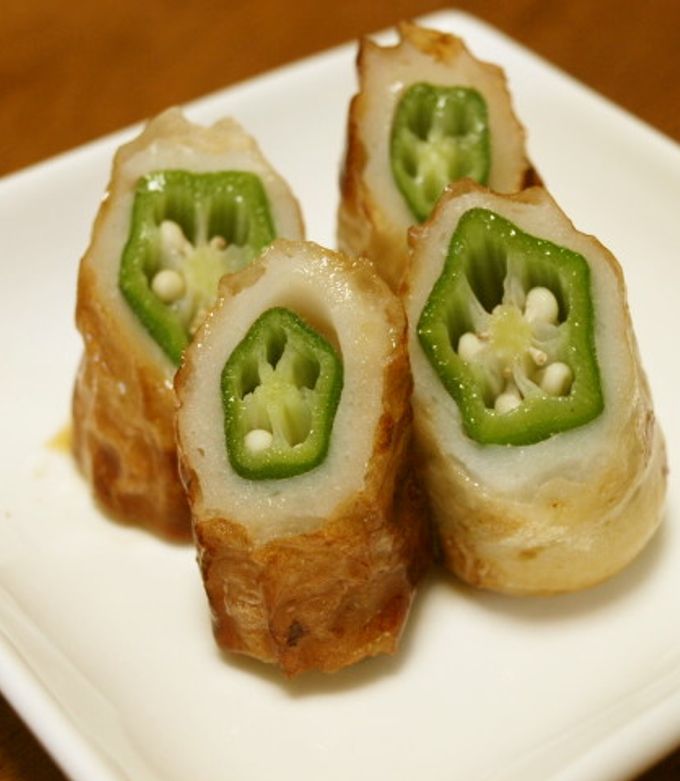 お弁当に♪竹輪オクラの照り焼き-レシピのメイン写真