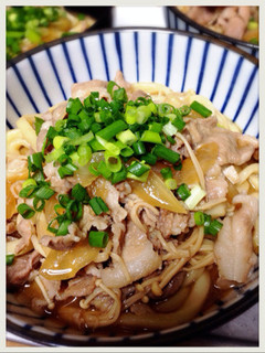 鍋ひとつで!温&冷♡肉ぶっかけうどん☆-レシピのメイン写真