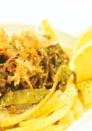 和風イタリアン 塩焼きそば　ガーリック風-レシピのメイン写真
