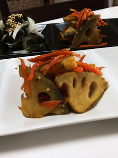 蓮根バターきんぴら-レシピのメイン写真
