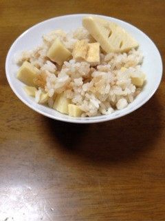 ほんだし活用術たけのこご飯-レシピのメイン写真