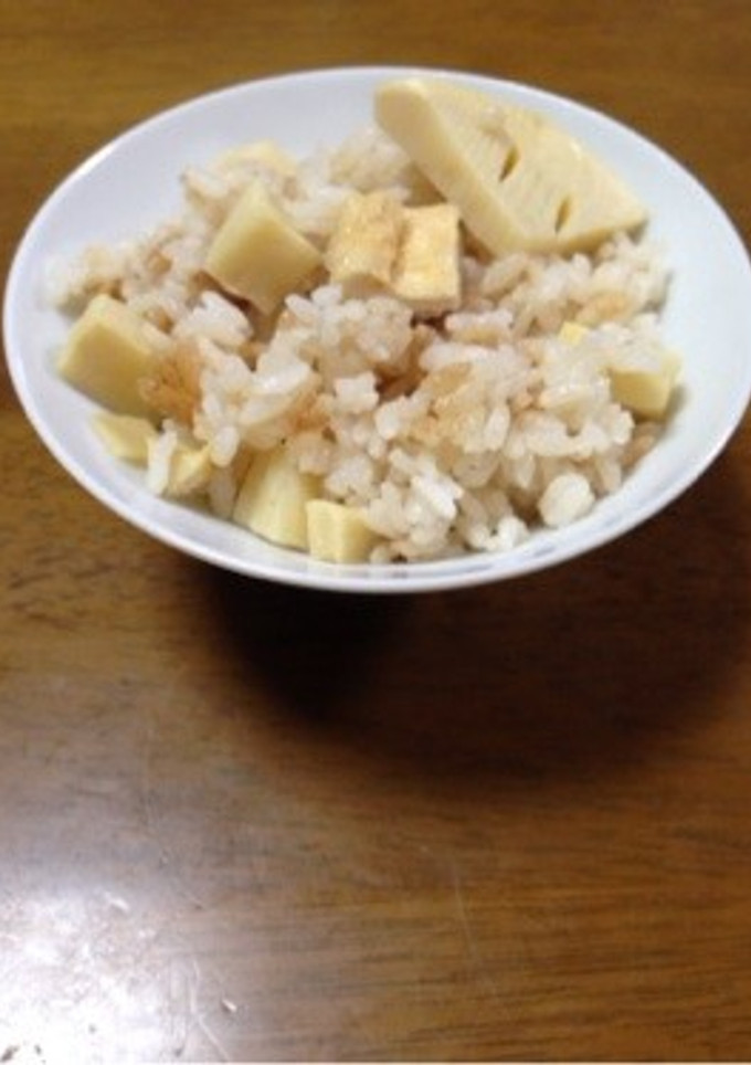 ほんだし活用術たけのこご飯-レシピのメイン写真