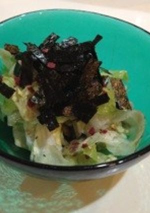 白菜とレタスの梅和えサラダ-レシピのメイン写真