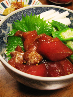 ワンルームご飯★山かけマグロ漬け丼-レシピのメイン写真