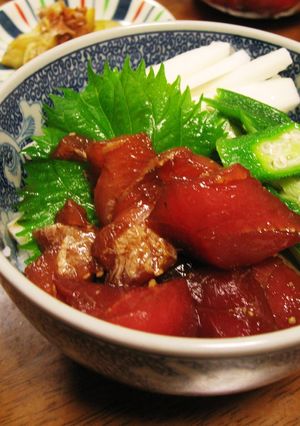 ワンルームご飯★山かけマグロ漬け丼-レシピのメイン写真