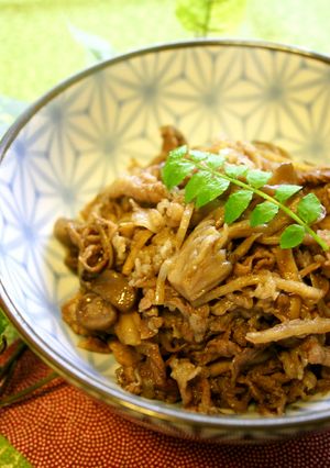 あっさり系❖牛肉とキノコ๑しぐれ煮-レシピのメイン写真