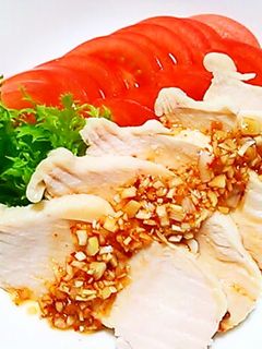 しっとりゆで鶏の香味ソースがけ-レシピのメイン写真