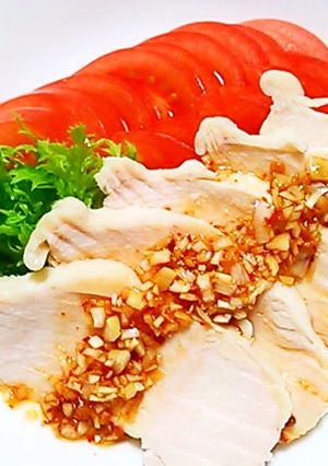 しっとりゆで鶏の香味ソースがけ-レシピのメイン写真
