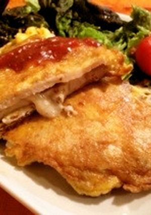 薄切り肉で❗️とろりチーズのポークピカタ-レシピのメイン写真
