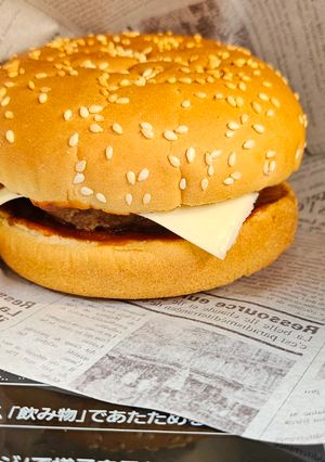 チーズハンバーガー-レシピのメイン写真