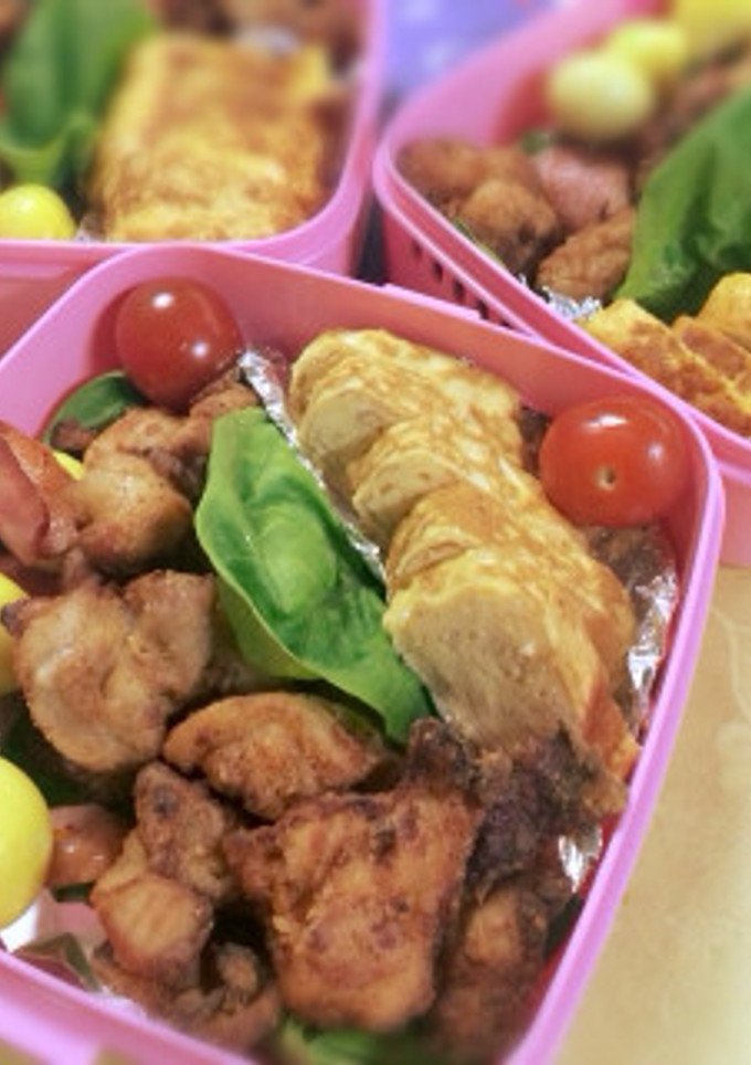 簡単！お弁当♡定番唐揚げ＆卵焼き♡-レシピのメイン写真