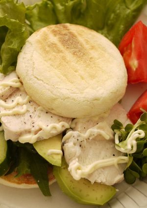 鶏ハムの和風サンドイッチ-レシピのメイン写真