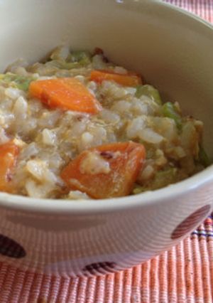 たまごと野菜の雑炊♫-レシピのメイン写真
